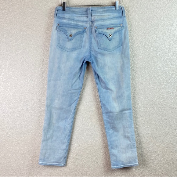 Hudson Fine Tailored Jeans Light Wash 30 Flap Back - Picture 2 of 5